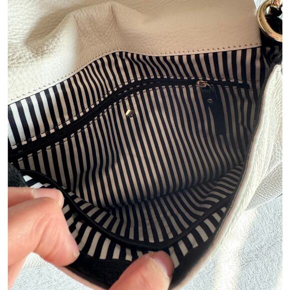 KATE SPADE Colorblock Leather Crossbody Zippered Purse Bag Satchel - Picture 6 of 8